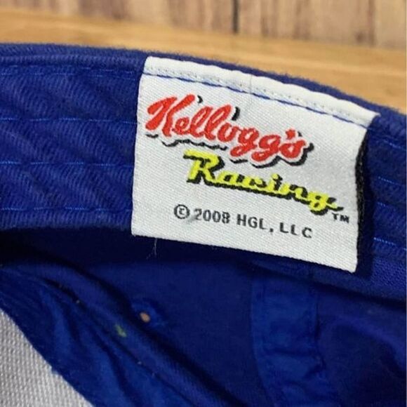 2008 Jimmy Johnson #48 Kellogg's Racing Hat Embroidered Logo Hook & Loop - Picture 6 of 7